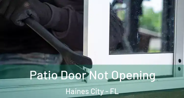 Patio Door Not Opening Haines City - FL
