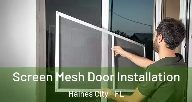 Screen Mesh Door Installation Haines City - FL
